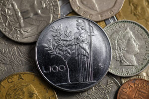 Moneta da 500 lire d'argento, simbolo del valore collezionistico nel 2026.