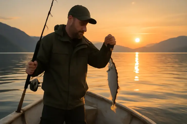Pesca all’agone sui grandi laghi: la fascia oraria da privilegiare per non tornare a mani vuote