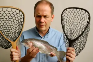 Meglio guadini in gomma o in rete? esperti svelano cosa conviene davvero per la vitalità del pesce