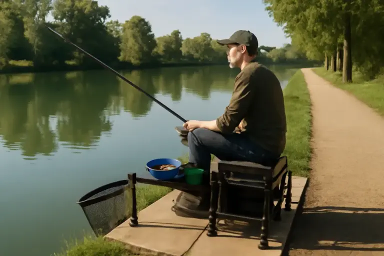 Percorsi facili per pesca a feeder nei laghetti: postazioni comode che migliorano la resa