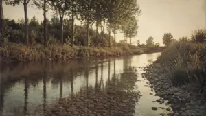 Pesca in fiume: come riconoscere le zone di corrente lenta dalla riva