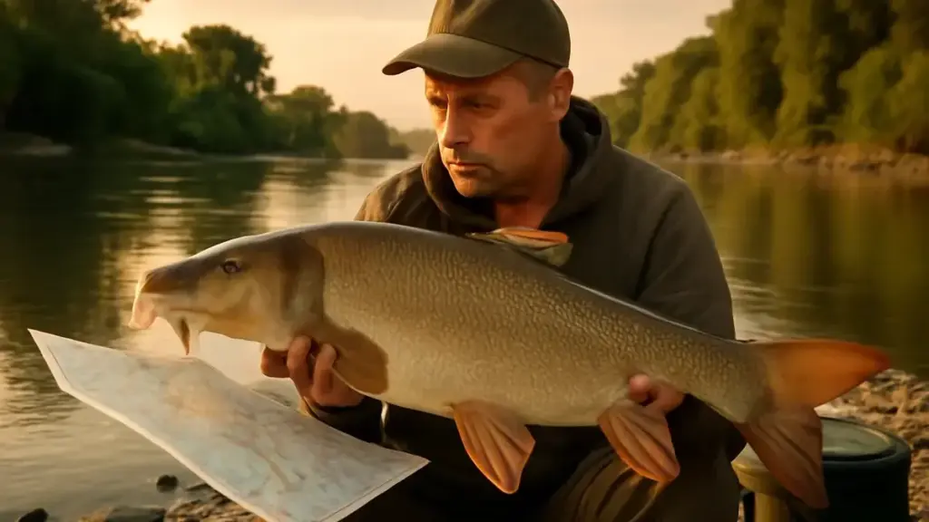 Pesca in fiume vicino ai massi: come individuare le zone riparate dalla corrente