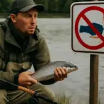 Pesca in lago vicino a un immissario: come scegliere la distanza dalla corrente in entrata
